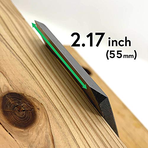 HACHIEMON Wood Planer Hand Tool - KANNA 65mm for Woodworking - Japnese Traditional Design