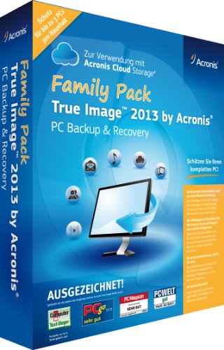 True Image 2013 by Acronis - Family Pack [import allemand]