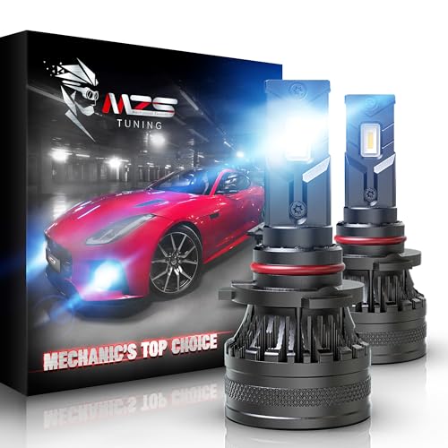 MZS Mini 9005 Fog Light Bulbs, 6500K Pack of 2