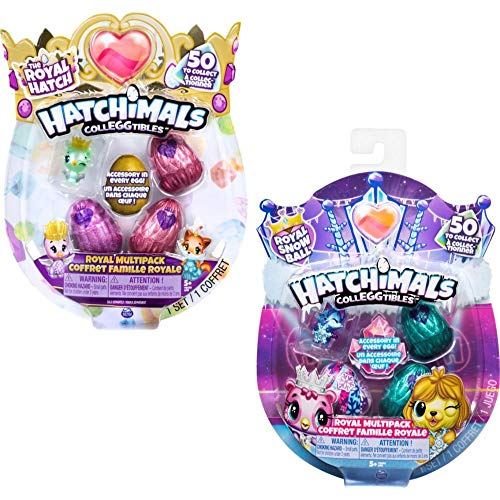 Hatchimals CollEGGtibles Royal Multipack mit 4 Zubehörteilen für Kinder ab 5 Jahren