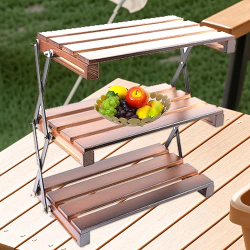 Rangement de camping pliable contre le désordre des repas extérieurs
