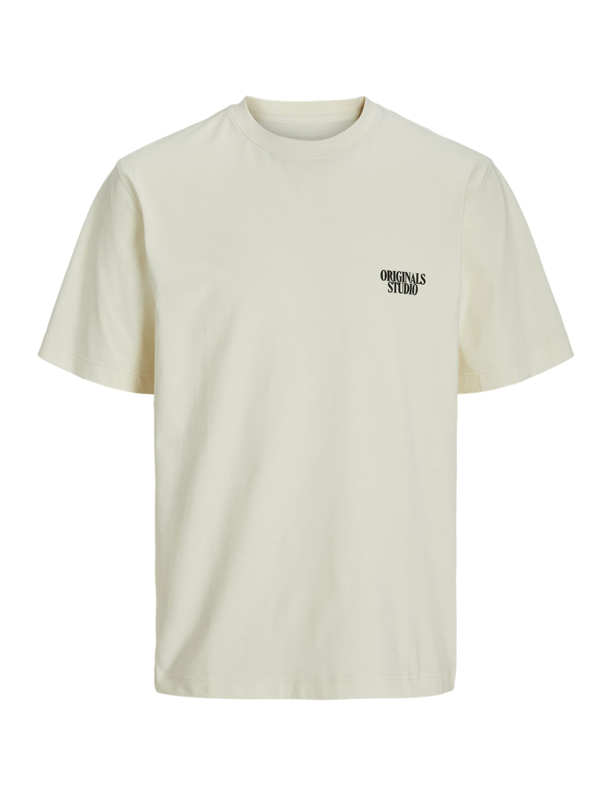 JACK&JONES JORROXBURY Collage Tee SS Crew Neck, Antique White, M