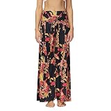 vrvtoov Bohemian Wide Leg Summer Beach Pants for Women Floral Printed Pleated Loose Fit Trousers Cas