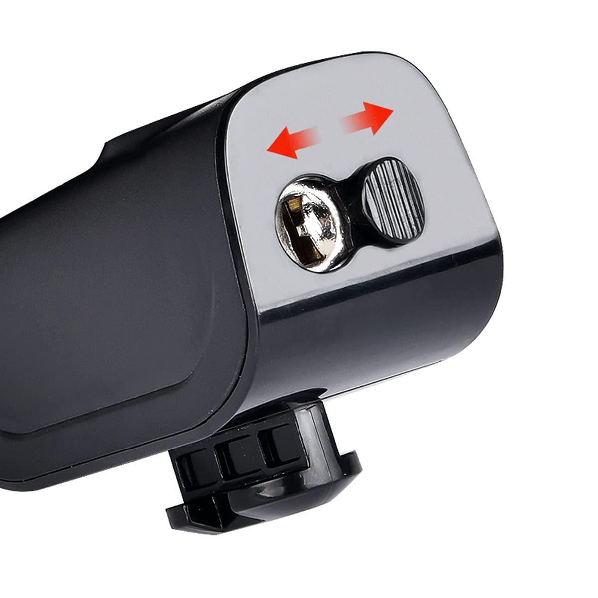 Lucchetto antifurto universale per bicicletta per bicicletta Bobina per cavo in acciaio inossidabile per bicicletta da castello Blocco di sicurezza per bicicletta MTB con 2 chiavi (Color : Black, Size