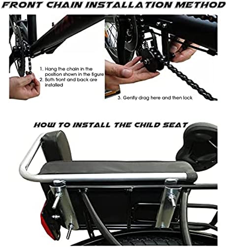 Bicicleta - Bicicleta Dobrável Urbana, Bicicleta Adulto Dobrável Para Praia, Ajustável Em 7 Velocida