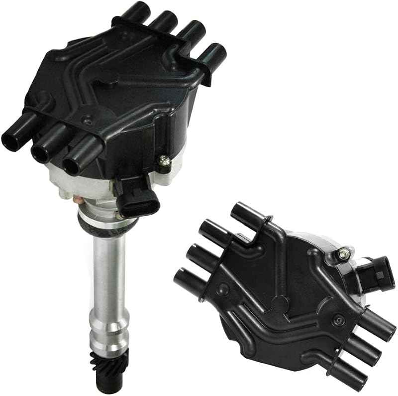 Distribuidor de ignição EFI THEBIGDEALS para GM V6 4.3L 1995–2007 com tampa preta – 1 unidade