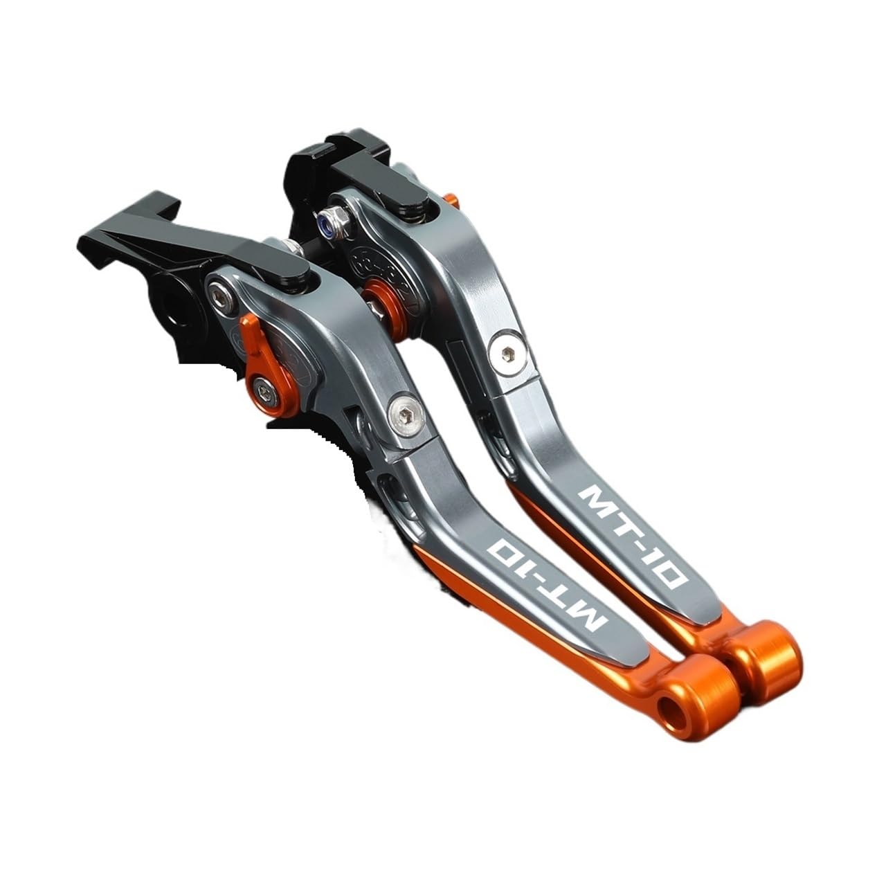 Xgdsetsrg 2016-2020 Orangea For Ya&Maha Mt-10 Fz10 Mt10 2016-2020 Motorcycle Brake Lever Clutch Set Adjustable Folding Handle Guard Levers