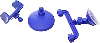 Generic. Car Phone Holder With Mirror - Blue