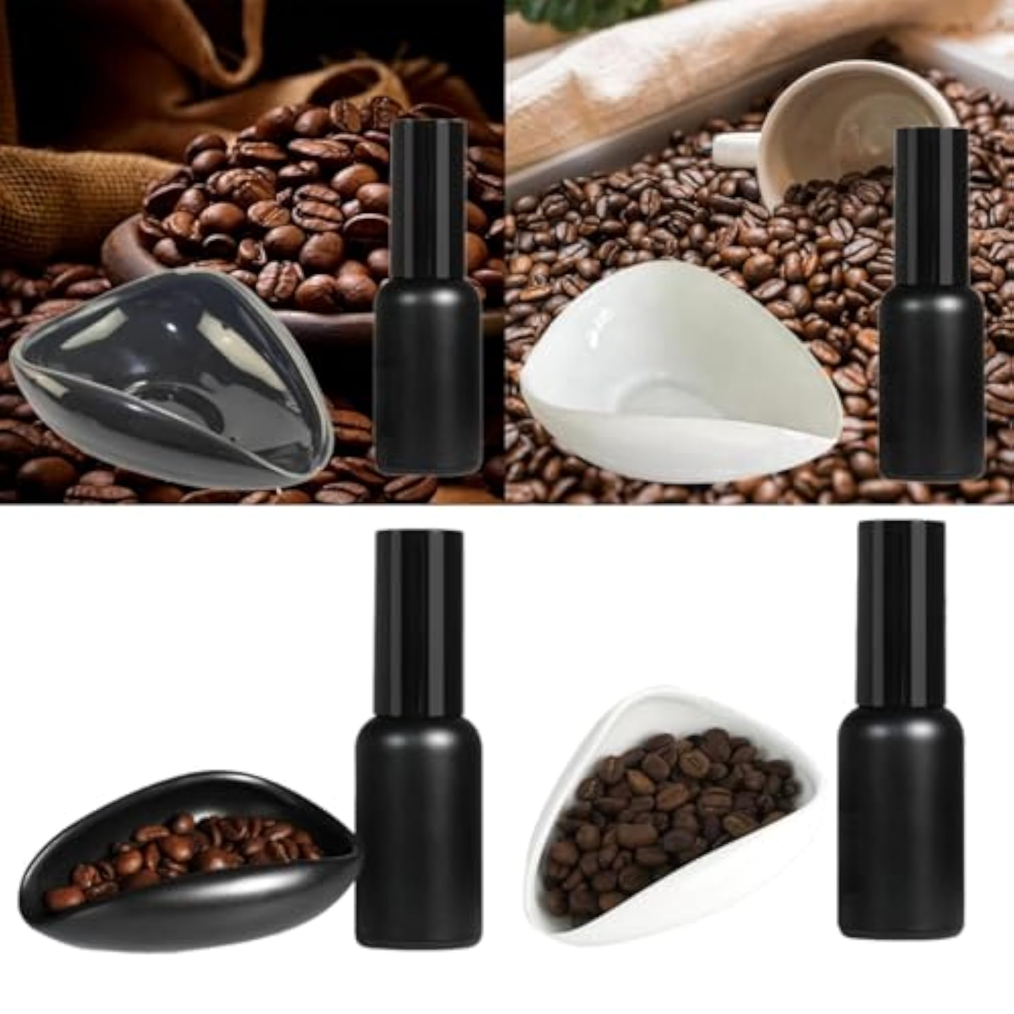 Coffee Bean Dosing Cup & Spray Bottle Set, Portable for Bar Use