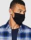 Oscar Apparels Wiederverwendbare Stoffmaske, 100% BCI Baumwolle mit elastischer Schlaufe, Schwarz, Erwachsene (10er Pack)