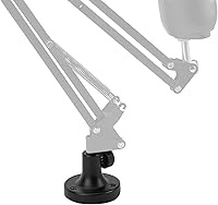 Vista 1 de Geekria for Creators Microphone Table Flange Mount Adapter, Metal Table Mount Clamp with Adjustable Interface Aperture Compatible with TONOR T20
