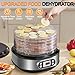 LanAqua Food Dehydrator Machine, 450W Stainless Steel Dehydrator for Food and Jerky with 72H Timer & Adjustable Temperature(95-158°F), Digital Food Dehydrator with 5-Trays for Meat, Fruit, Herbs