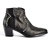  Reqins Bottines KARLINE Vintage Noir (36)
