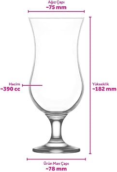 LAV Fiesta 3'lü Su-Şarap Kadehi