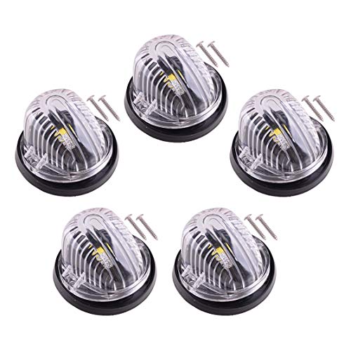 ciciTree 1Set Clear Cab Roof Top Marker Clearance Running Lights Fit for Chevrolet GMC C K Series