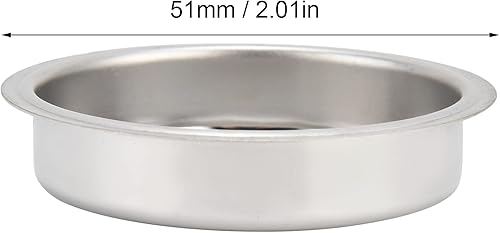 Miniatura 4 de Filtro ciego, 51Mm Máquina de café de acero inoxidable Backflush Insert Filtro ciego para máquina de café espresso