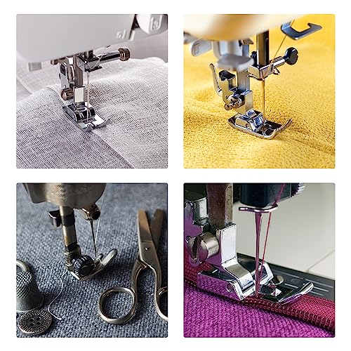 Yuhtech 15 Piece Universal Sewing Machine Presser Walking Feet Kit - Image 4