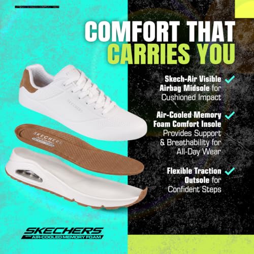 Image of Skechers Men's Uno Suited On Air Sneaker