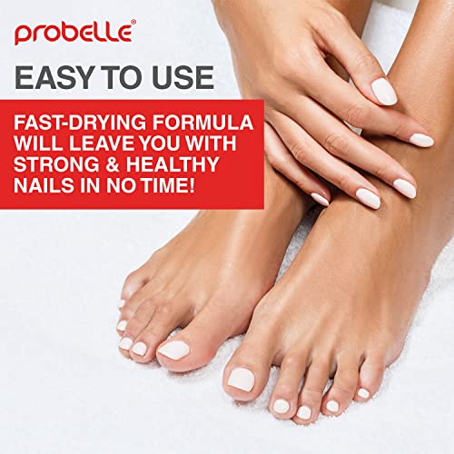 Probelle Hydrating Base Coat For Dry And Brittle Nails, Instant Moisturizer, Nourishes And Soothes Nails With A Healthy Glow, Extends Polish Life, Ideal For Dehydrated, Rough, Breaking Nails (0.50 Fl Oz/ 15 Ml) #TOP6
