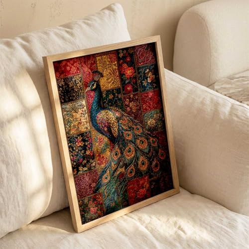 Image of kotart Traditional Art Wall Painting Home Decoration With Frame For Living Room Bed Room Hotel Wall Decor Digital Reprint Engineered Wood (14X20 inch)