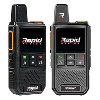 Rapid Radios Nationwide LTE Walkie-Talkie - Two-Way Radio - Unlimited Range POC Two Way Radios Set