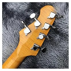 AMINIY Guitare électrique Touche en Bois de Rose de Rose en Bois Acoustique Costume de Cordes d’acier Jazz flambée de… - Les Beatles, Paul McCartney, John Lennon, RIngo Starr, George Harrison AMINIY Guitare électrique Touche en Bois de Rose de Rose en Bois Acoustique Costume de Cordes d'acier Jazz flambée de… – Image 7