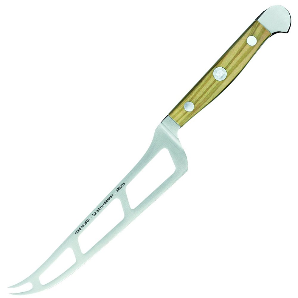 Güde Alpha Couteau à fromage 15 cm olive