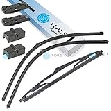YOU.S Original SCHEIBENWISCHER SET VORNE + HINTEN für FORD FOCUS III