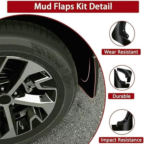 Image of 4Pcs /Set Car SUV Mud Flaps Splash Guards Fender Mudguard for Hyundai Santa Fe (Fit for 2024-2025 Santa Fe)