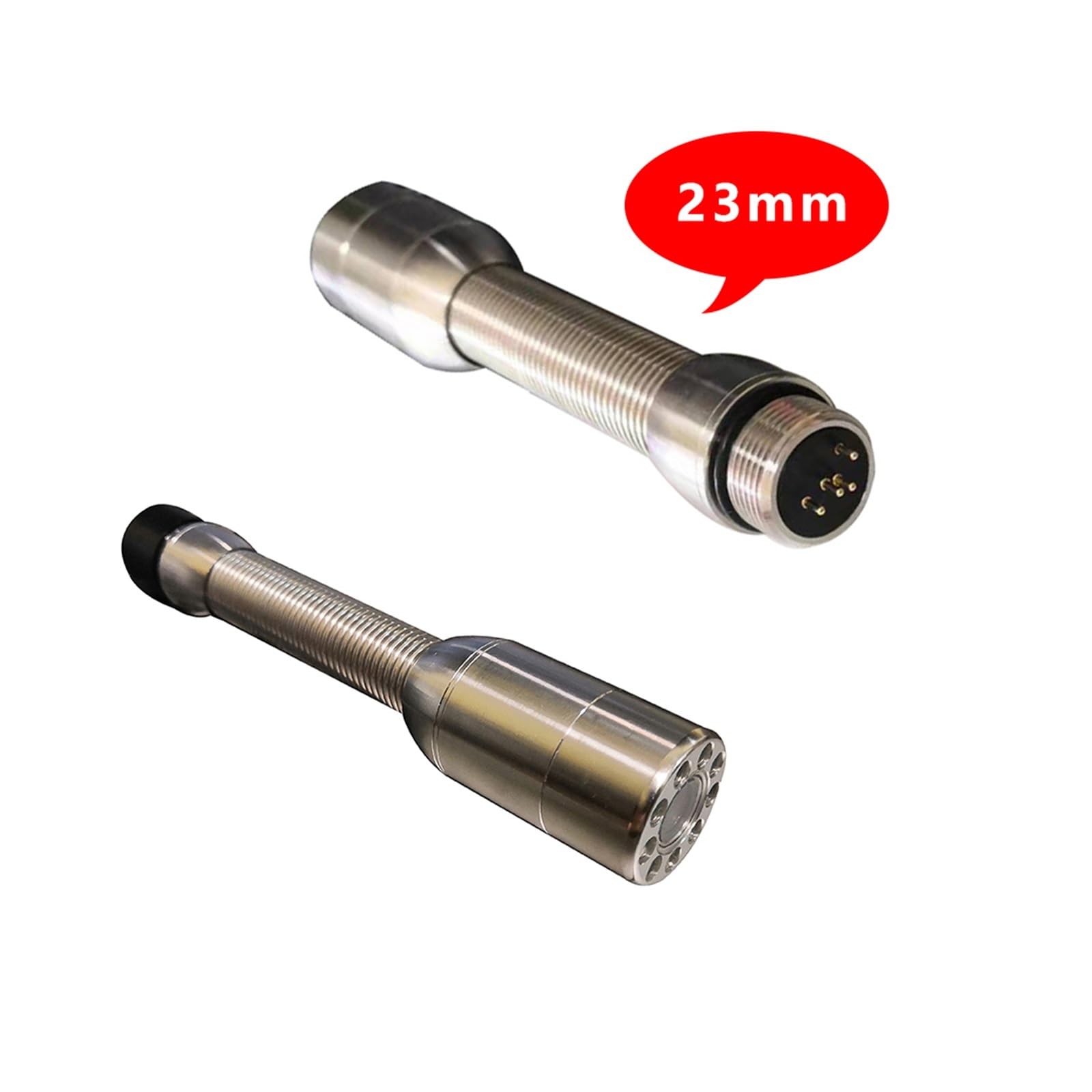 Kamera inspekcyjna endoskopowa, 7 "Inspekcja rur Kanalizacja Endoskop Monitor Rurociąg odpływowy System kamer przemysłowych z licznikiem, głowica wideo 23 mm(10m,Nero)