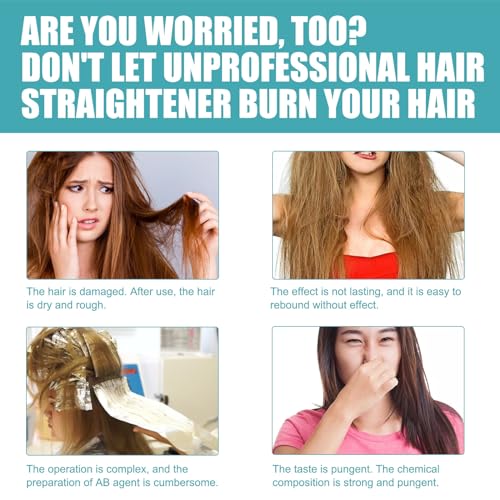 Hair Straightening Cream, Hair Gloss and Silk, Hair Protein Correcting, Hair Straightening - Image 3
