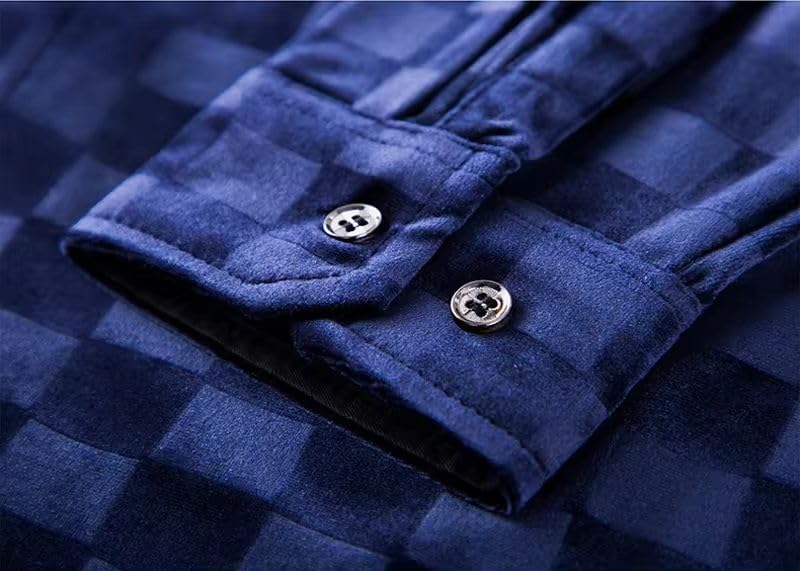 Chemise décontractée pour homme coupe confortable pour affronter le froid - 5