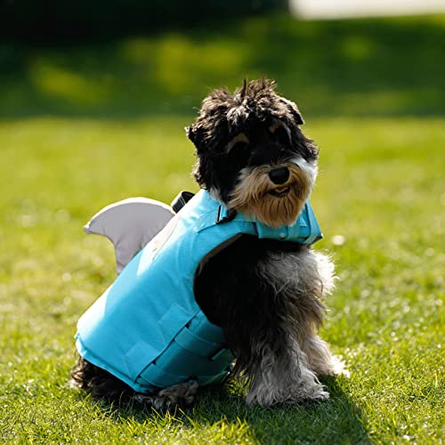 Colete salva-vidas para cães, colete salva-vidas refletivo para cães com alça de resgate, para colet