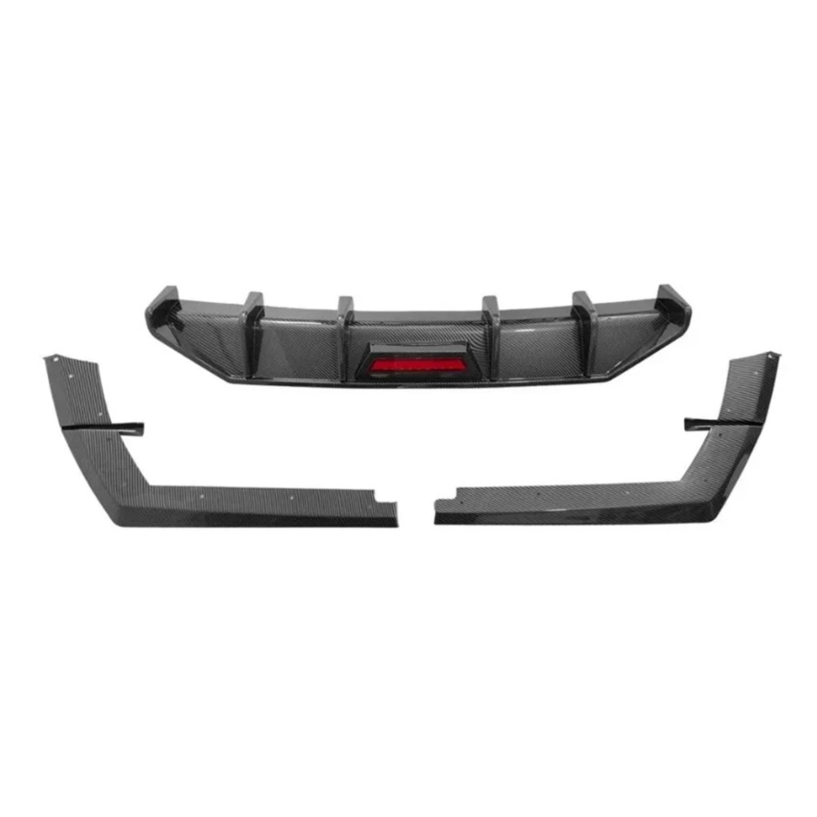 Difusor trasero Volvo S60 V60 repara parachoques dañado con protector plastico 5