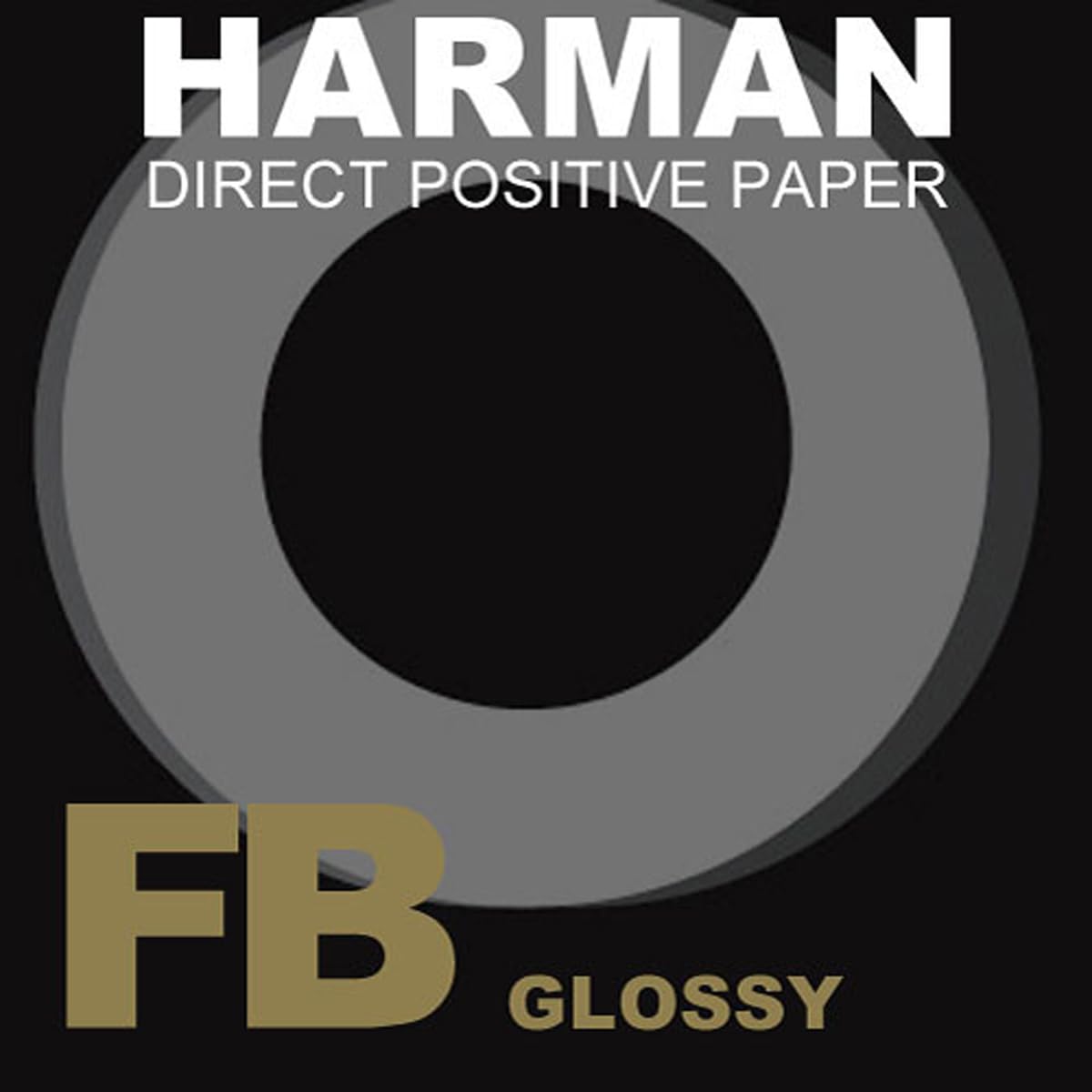 Ilford Pack de 25 feuilles de papier positif direct à base de fibres Brillance 1K