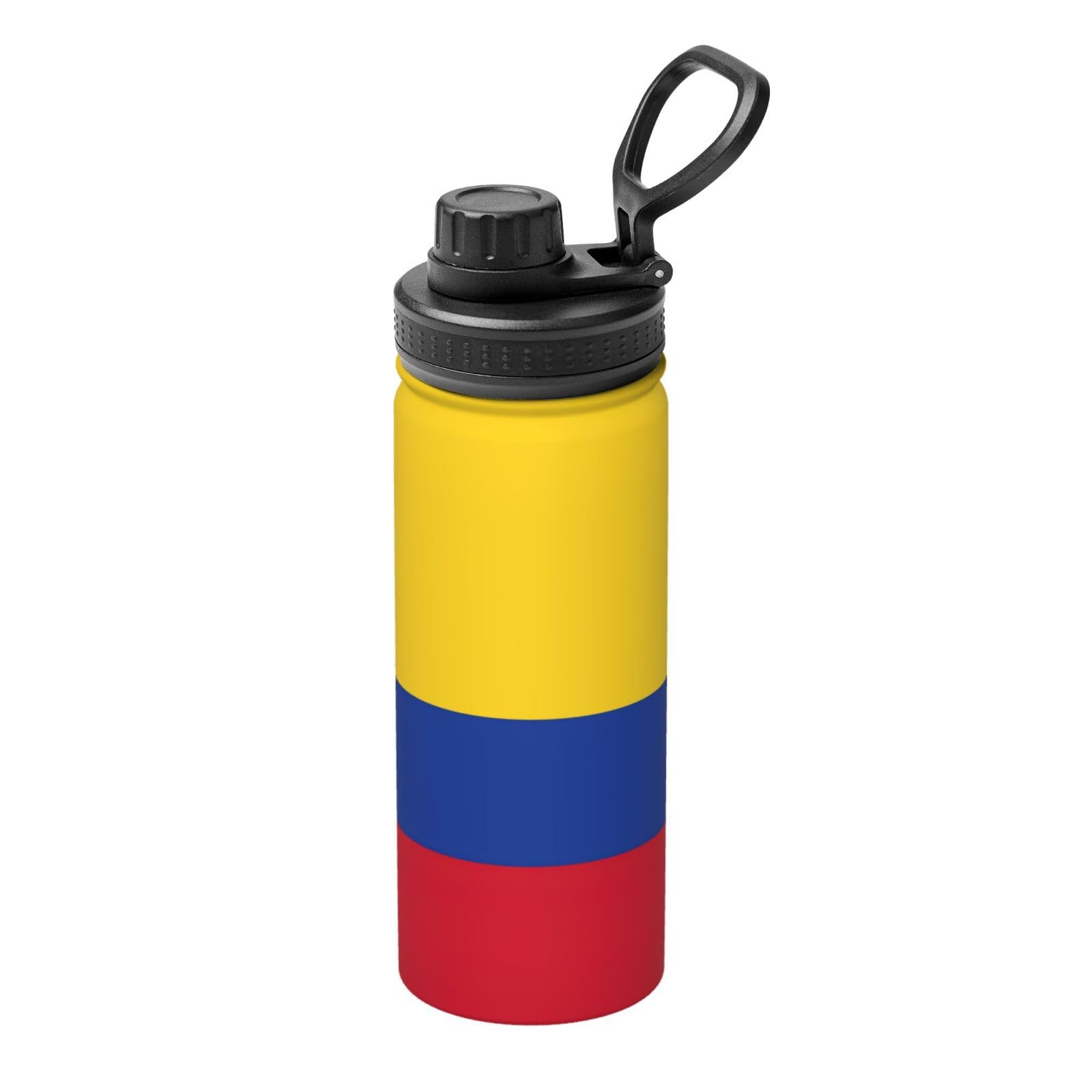 Botella de agua de acero inoxidable aislada de 18 oz que mantiene tu bebida fría