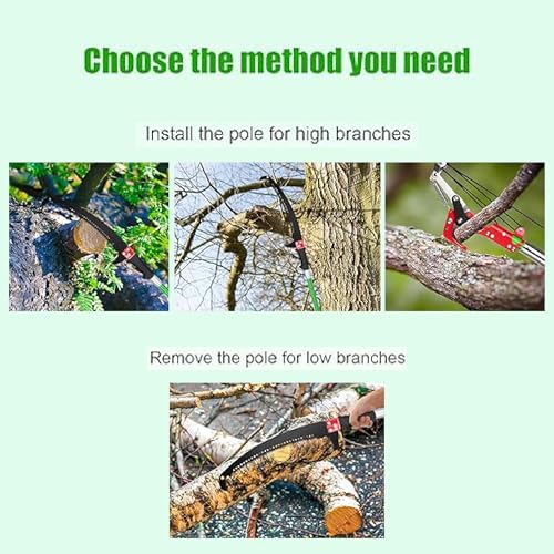 Image of VELTRIX Adjustable Telescopic Pole 1.4-2.7 Meters | Compatible with Hand Pruning Saw, Cleaning, Painting & Garden Use | Strong Lightweight Rod