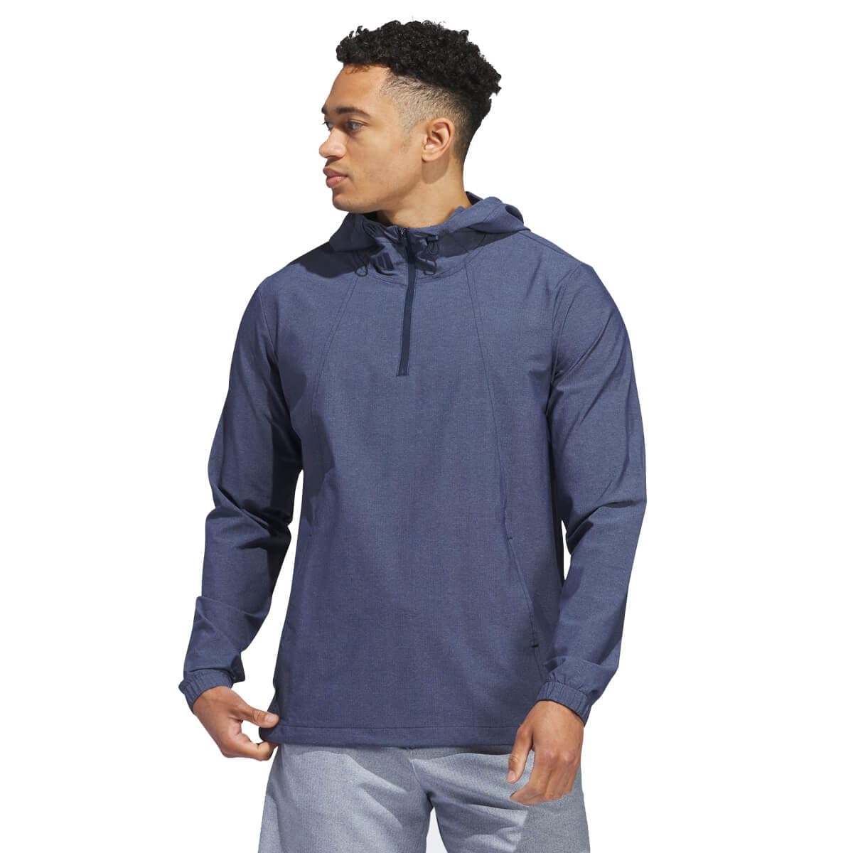 adidas Golf Mens Ultimate 365 Half Zip Anorak Jacket - Collegiate Navy - M