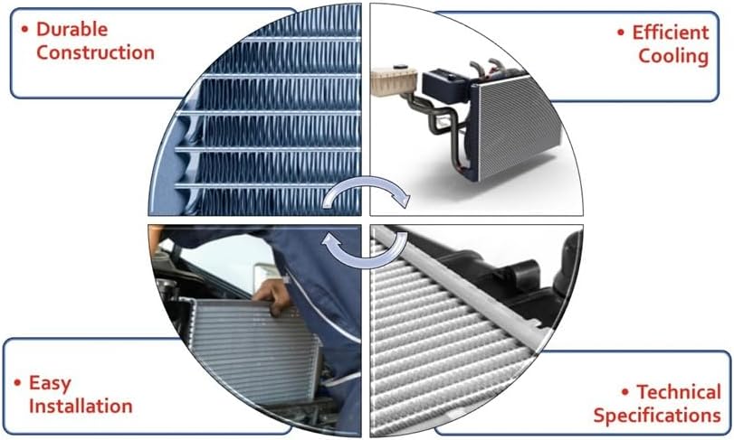 Replacement For Chevy 2006-2010 Silverado 2500 HD,Silverado 2500 HD Classic,Silverado 3500,Silverado 3500 Classic,Silverado3500HD Radiator Partslink: GM3010531 / OEM:15914079