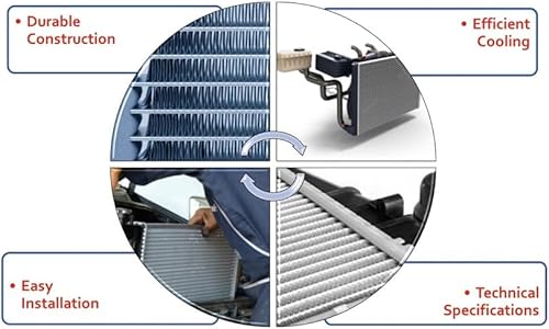 Miniatura 4 de Compatible con Chevy Aveo Aveo5 2009 2010 2011 Radiador Partslink: GM3010527 / OEM: 96942182 42421858