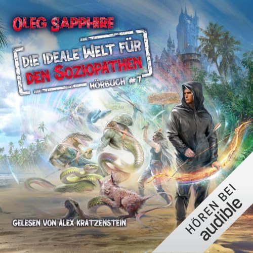 Diseño de la portada del título Die ideale Welt f&uuml;r den Soziopathen. Ein apokalyptisches LitRPG-Abenteuer