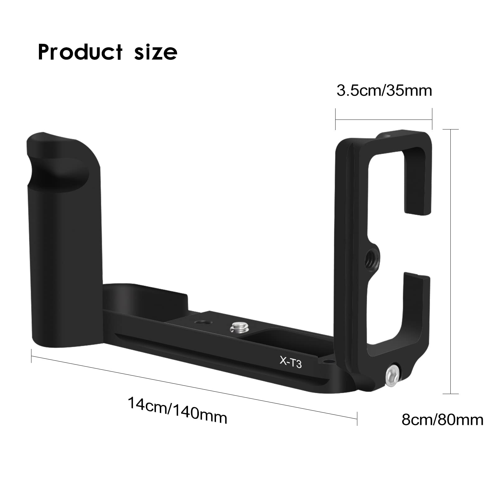 XT3 X-T3 L Plaque Poignée de Support pour Fuji