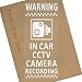 Produktbild 1 x Hochformat Design Auto CCTV Kamera recording-window CCTV sticker-200 mm-security sign-car, Van, LKW, LKW, Taxi, Bus, Mini Cab, minicab-dashcam, Go Pro