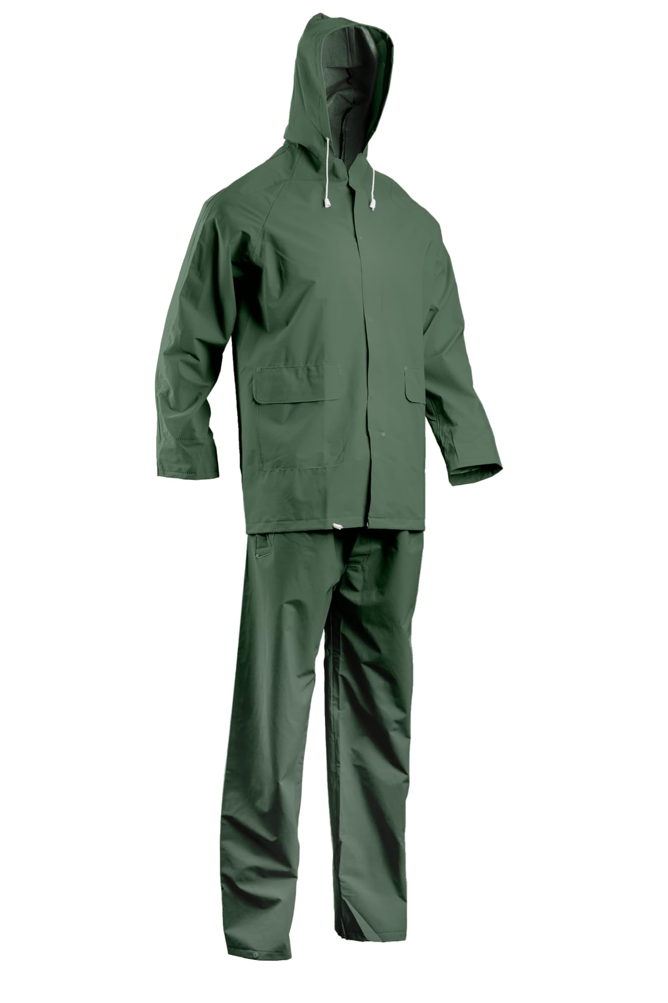 Ensemble de pluie en PVC Vert Taille L