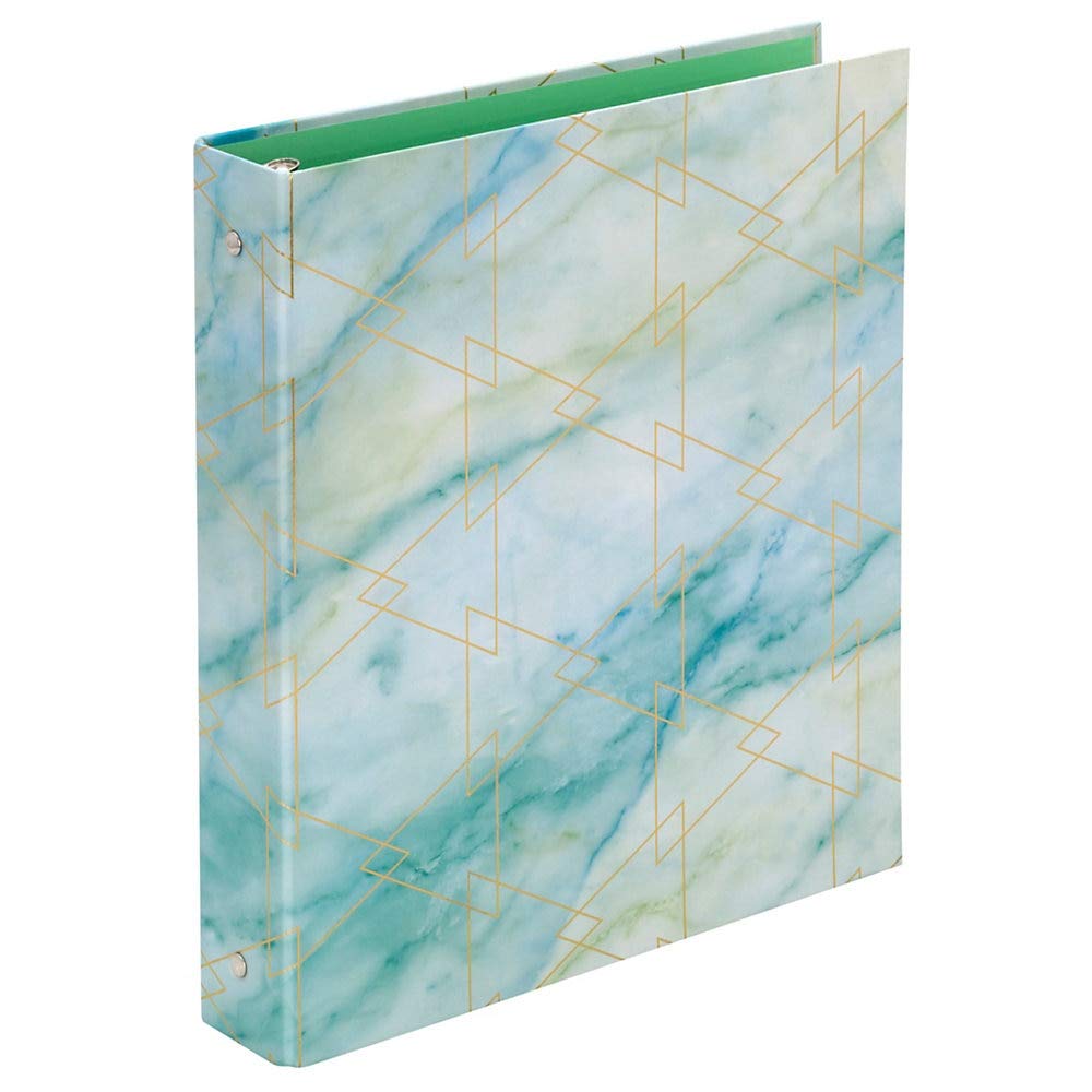 Office Depot Brand Casebound Binder, 1" Rings, Marble