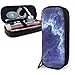 Produktbild Federmäppchen Purple Marbled Road Cute Pen Pencil Case Leather Pouch Bag Pencil Case with Double Zipper Holder Box for Girls Boys Adults