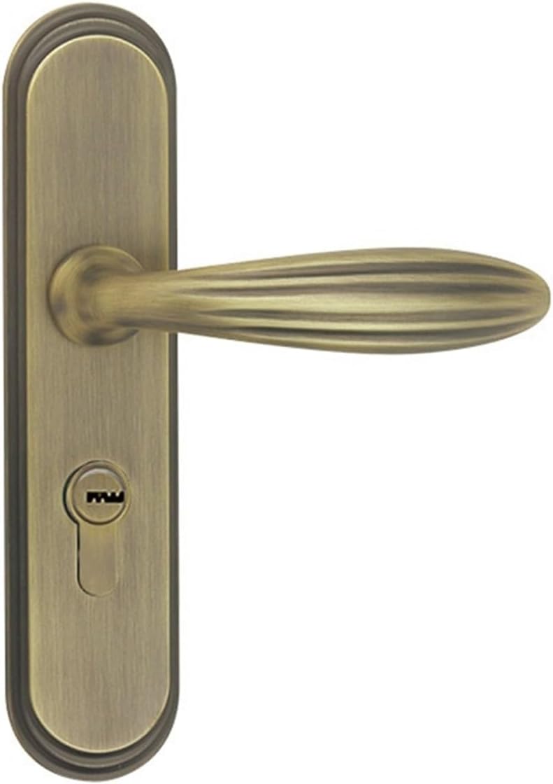 Zinc Alloy Indoor Mechanical Lock FB1676 Office Building Door Split Lock Handle Household Lock(H)