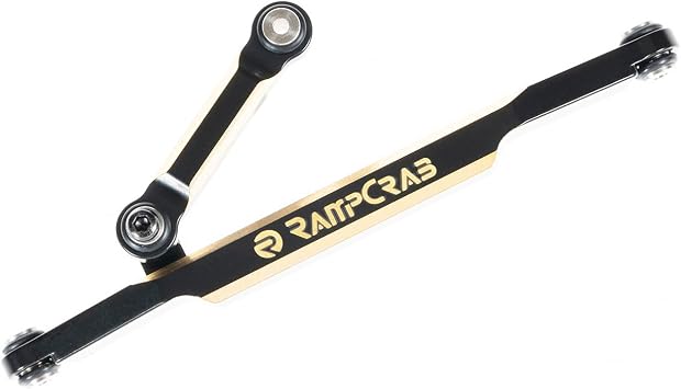 RC Steering Links for SCX24 AX24, Brass High-Tightening Rod Tie Link for 1/24 RC Crawler Axial SCX24 AX24 Bronco Deadbolt JLU B-17 Gladiator C10, RC Crawler Car Upgrade Parts, Black Coating