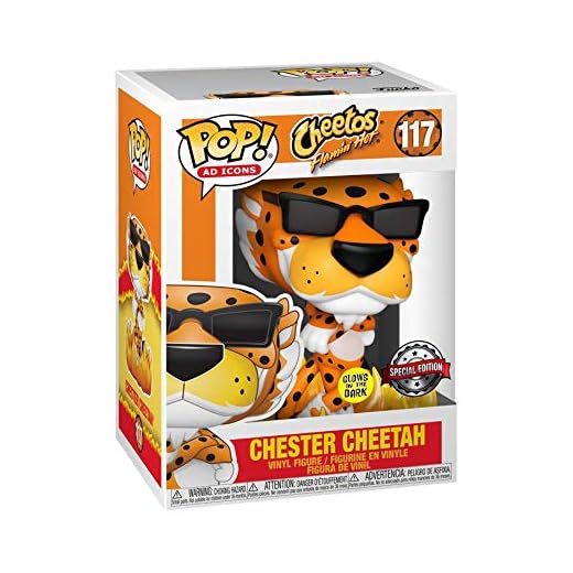 Funko POP! Ad Icons #117 - Chester Cheetah [Glow in The Dark] Exclusive
