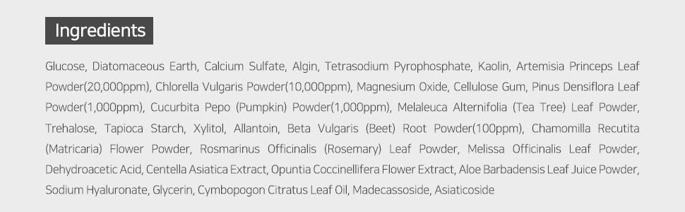 LINDSAY re:natural Vegetable Modeling Mask 35g*5ea